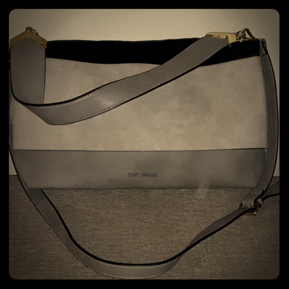 🔷RARE!! STEVE MADDEN XL FAUX LEATHER SATCHEL TOTE